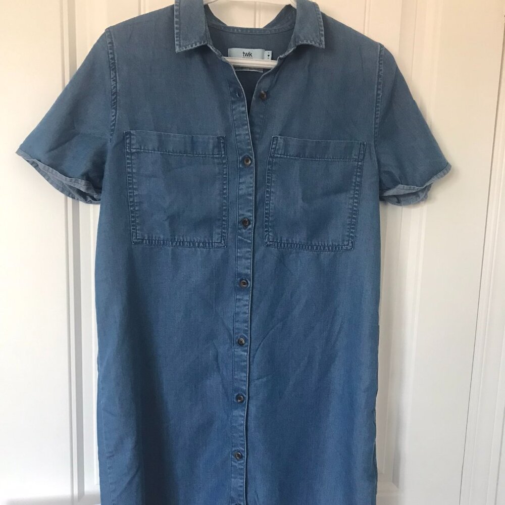 Simons Denim shirtdress